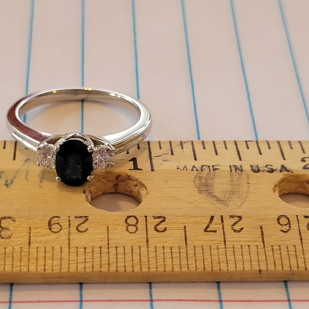 Blue Nile Sapphire 3-Stone Ring